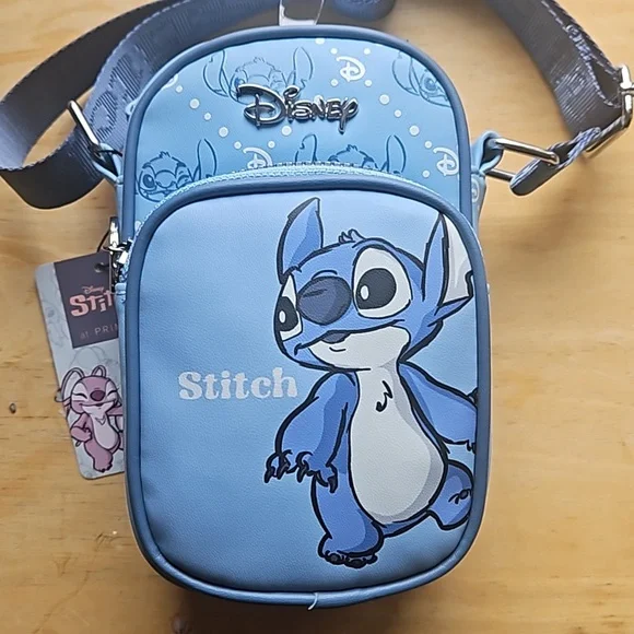 DISNEY STICH CELLPHONE CROSSBODY BAG - Picture 2 of 12